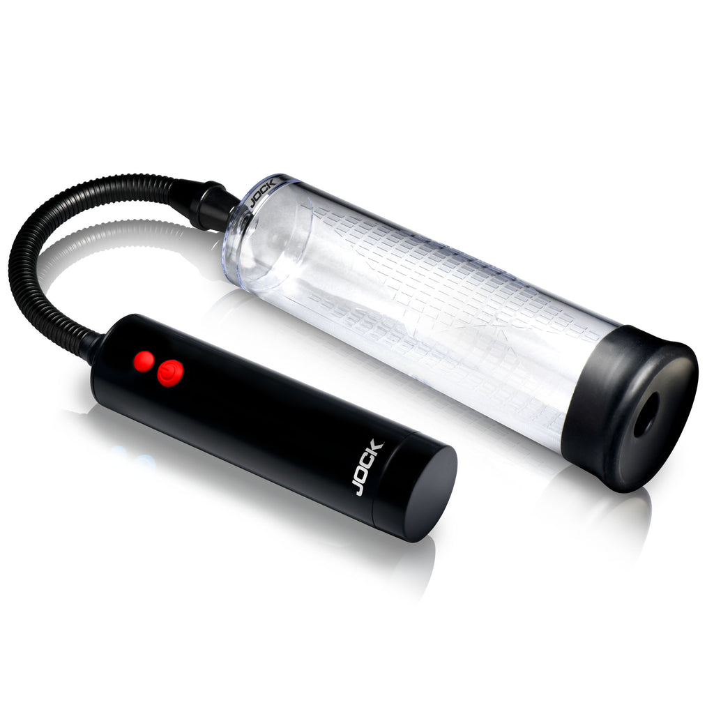 Jock Power Up Rechargeable Automatic Penis Pump Black
