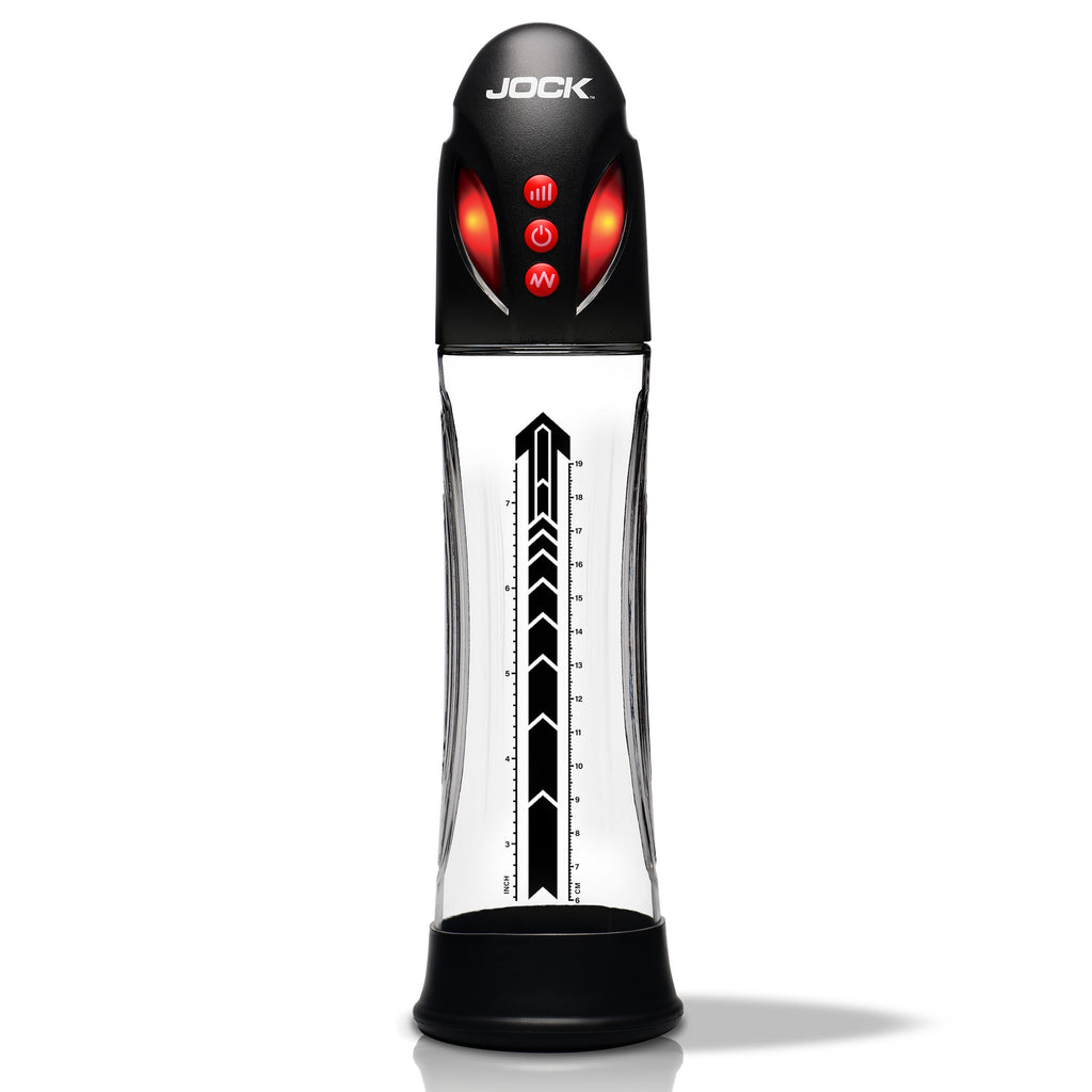 Jock Power Up Automatic Waterproof Penis Pump Black