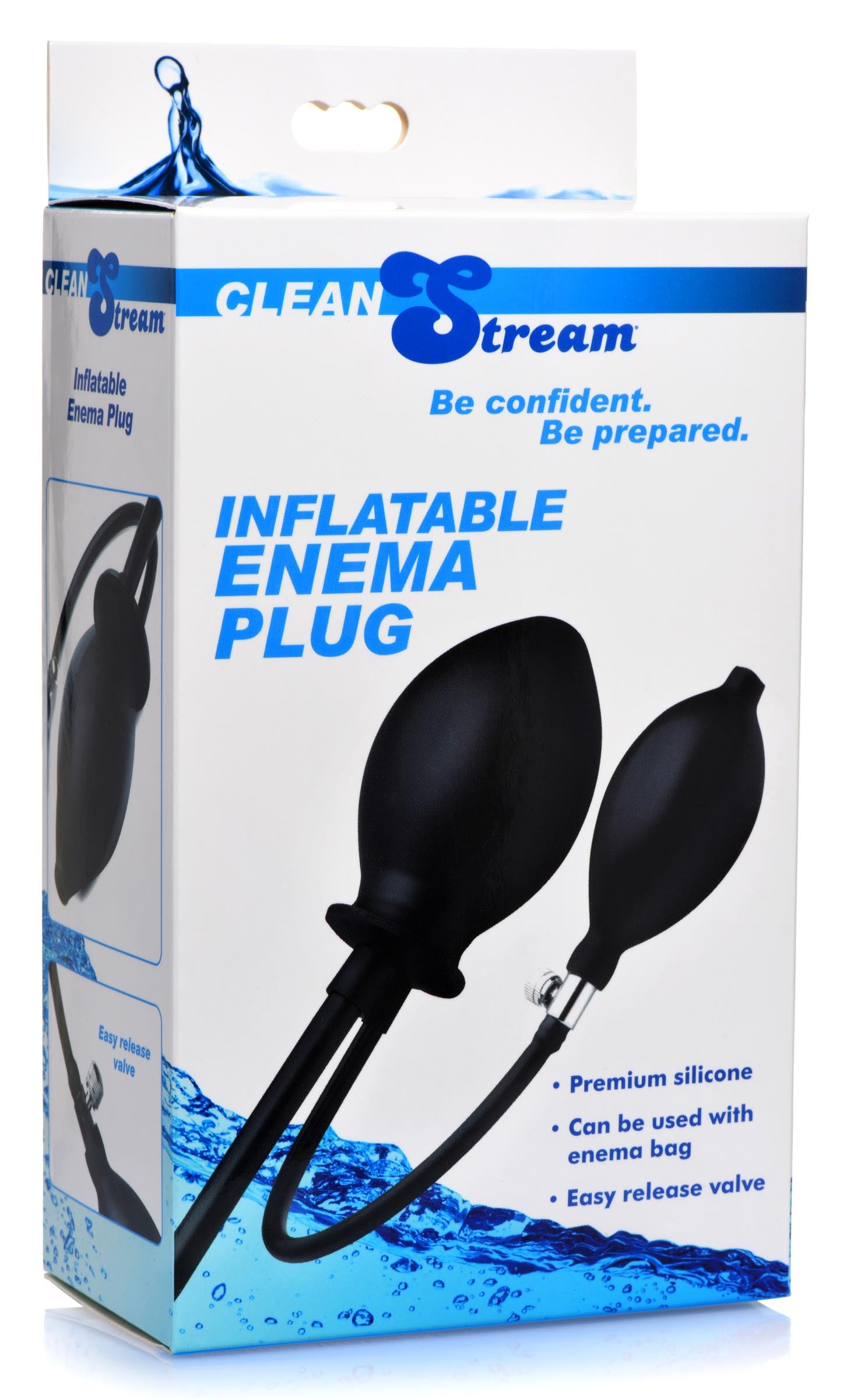 CleanStream CleanStream Inflatable Enema Plug Black