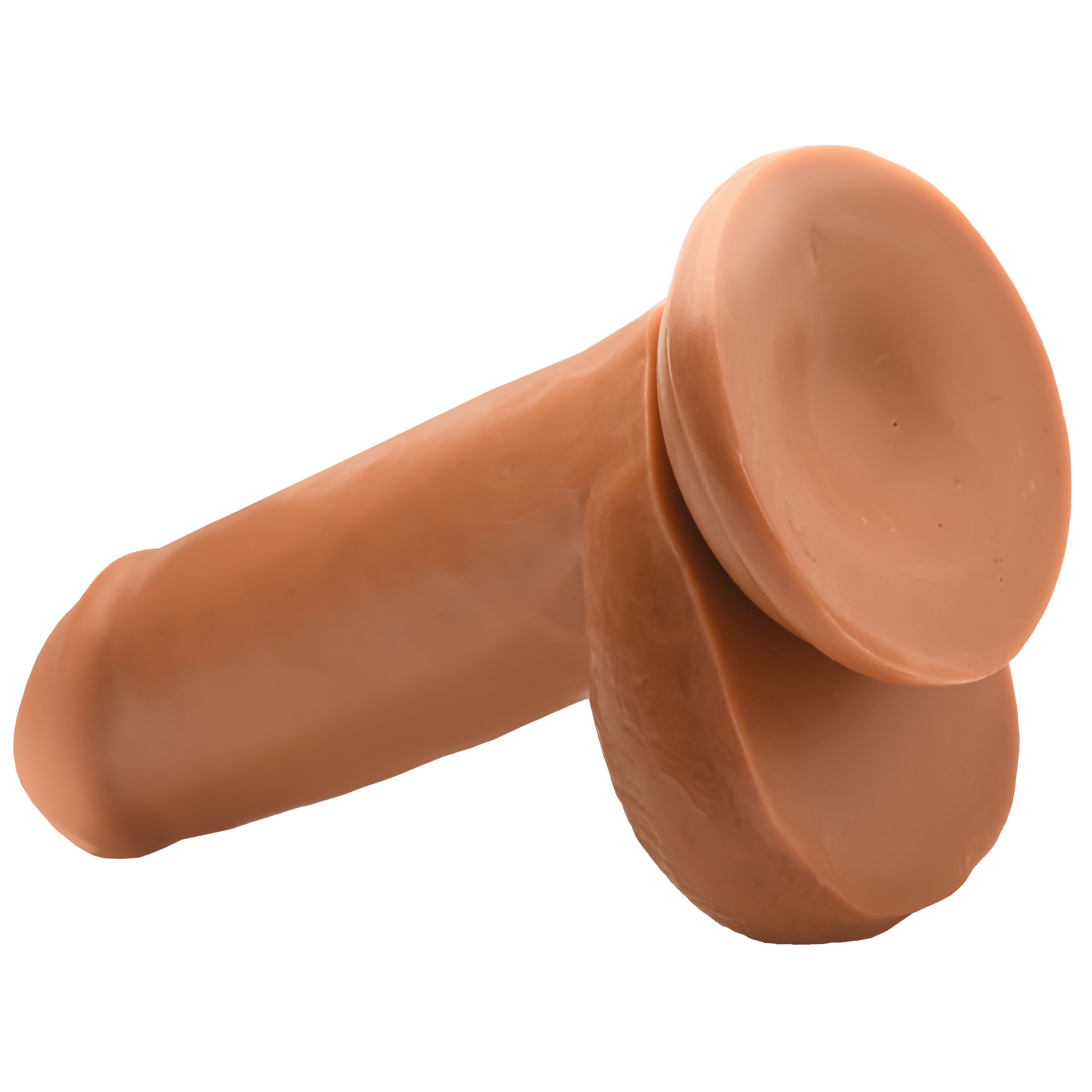 Jock Medium Suction Cup Dildo with Balls - 6 Inch Tan