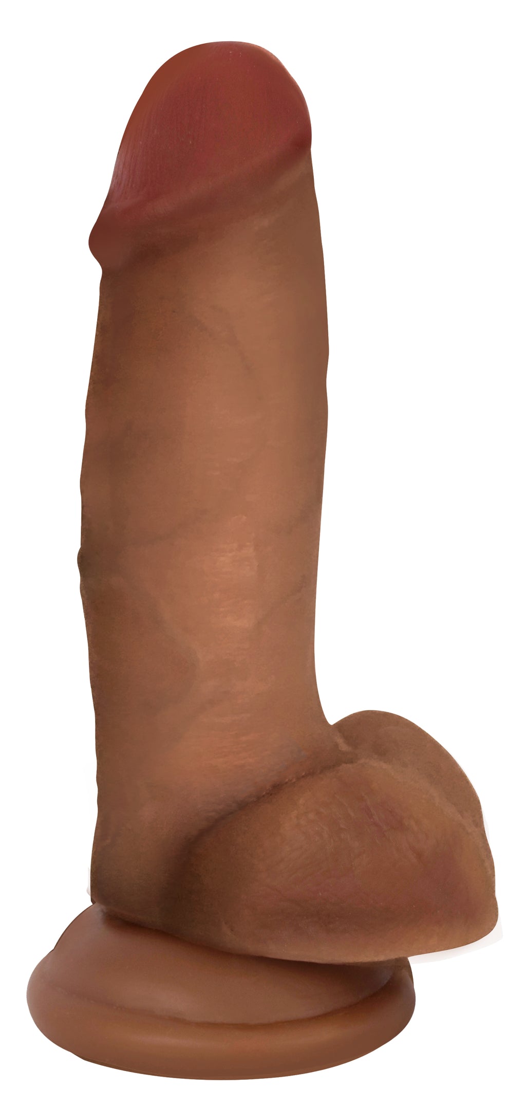 Jock Medium Suction Cup Dildo with Balls - 7 Inch Tan