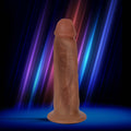 Jock Jock Dark Bareskin Dildo - 7 Inch BULK Brown