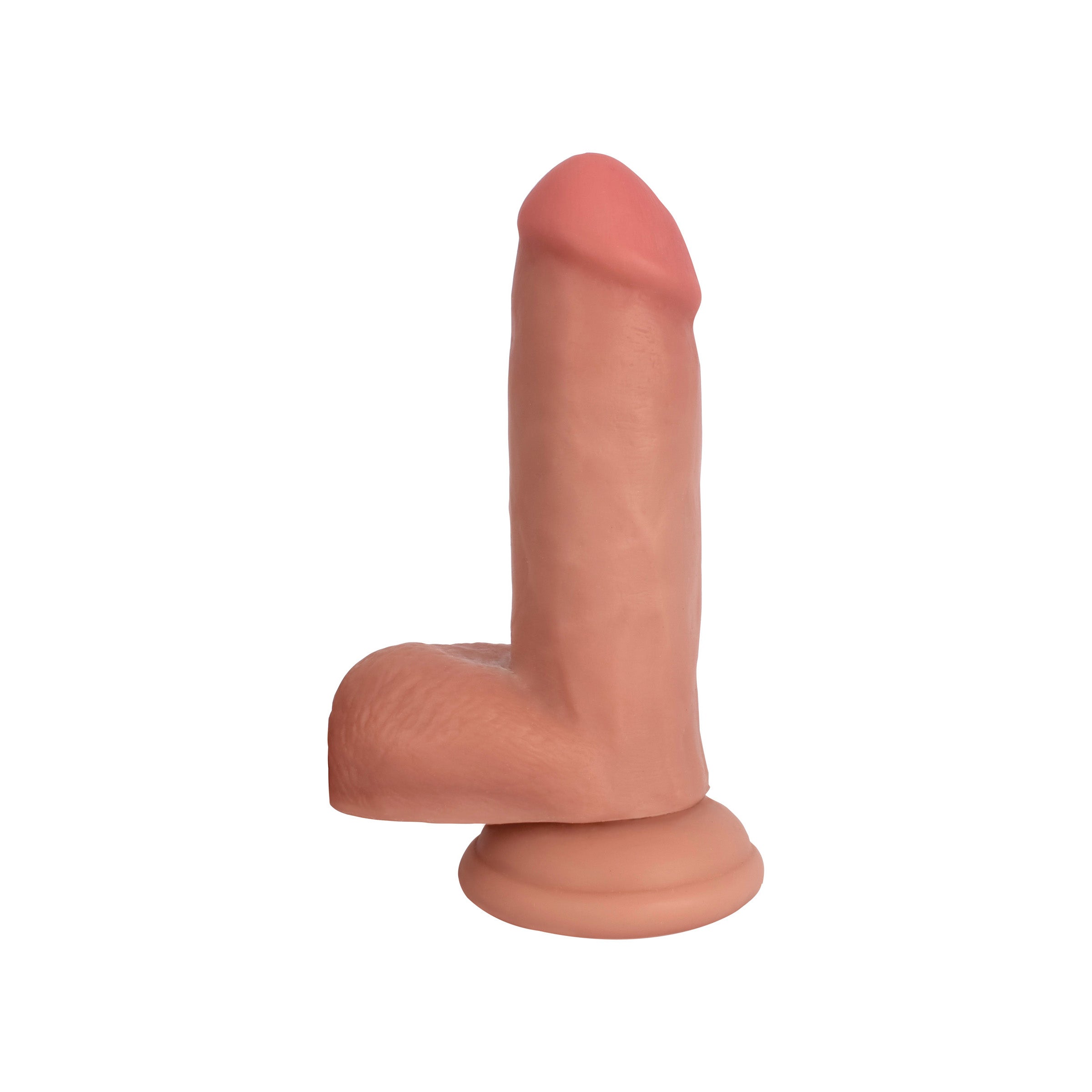 Jock Light Bareskin Dildo with Balls - 6 Inch Flesh