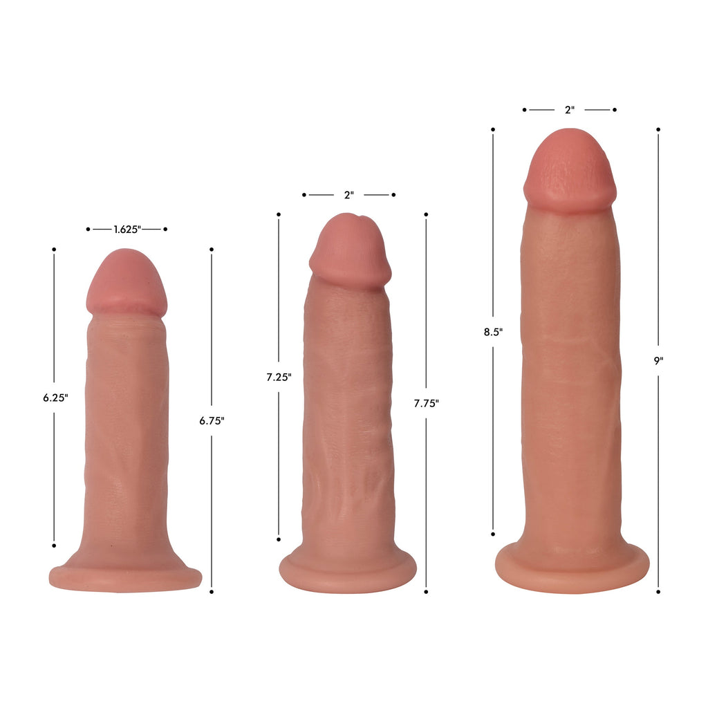 Jock Jock Bareskin Dildo - 7 Inch BULK Flesh