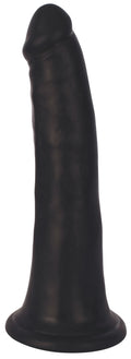Thinz Thinz 8 Inch Slim Dildo- Black Black