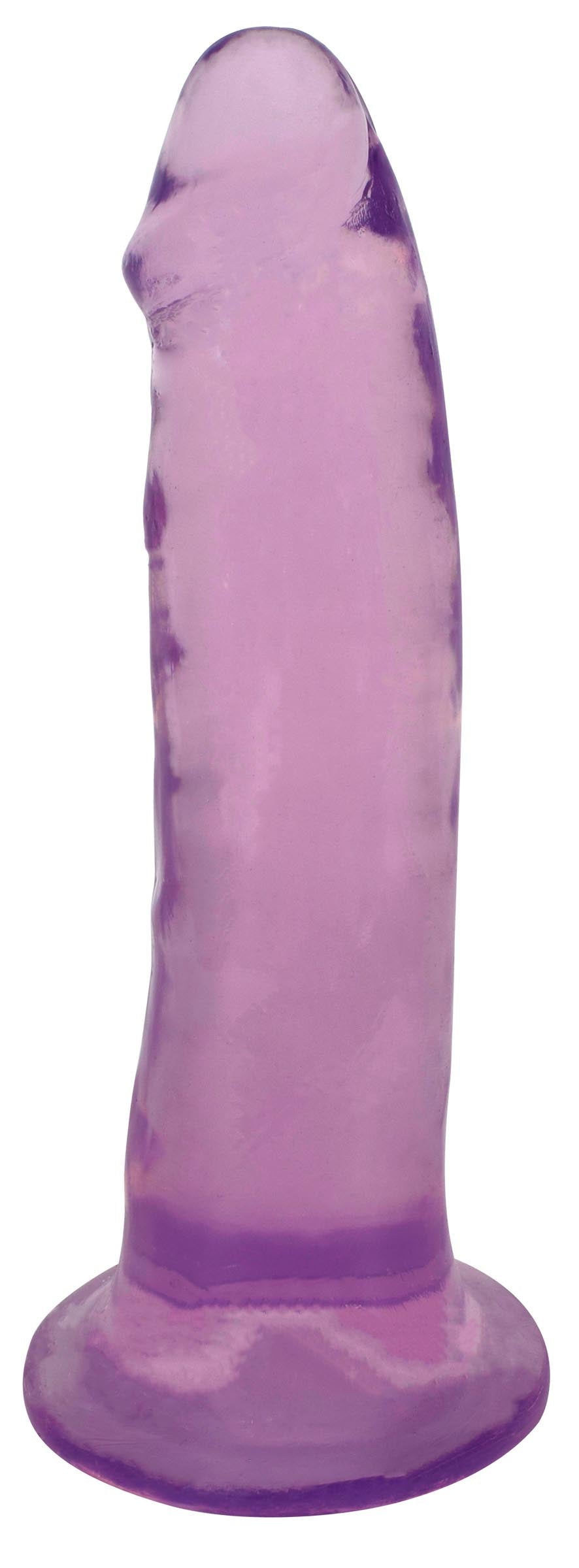 Lollicock 7 Inch Slim Stick Grape Ice Dildo Purple
