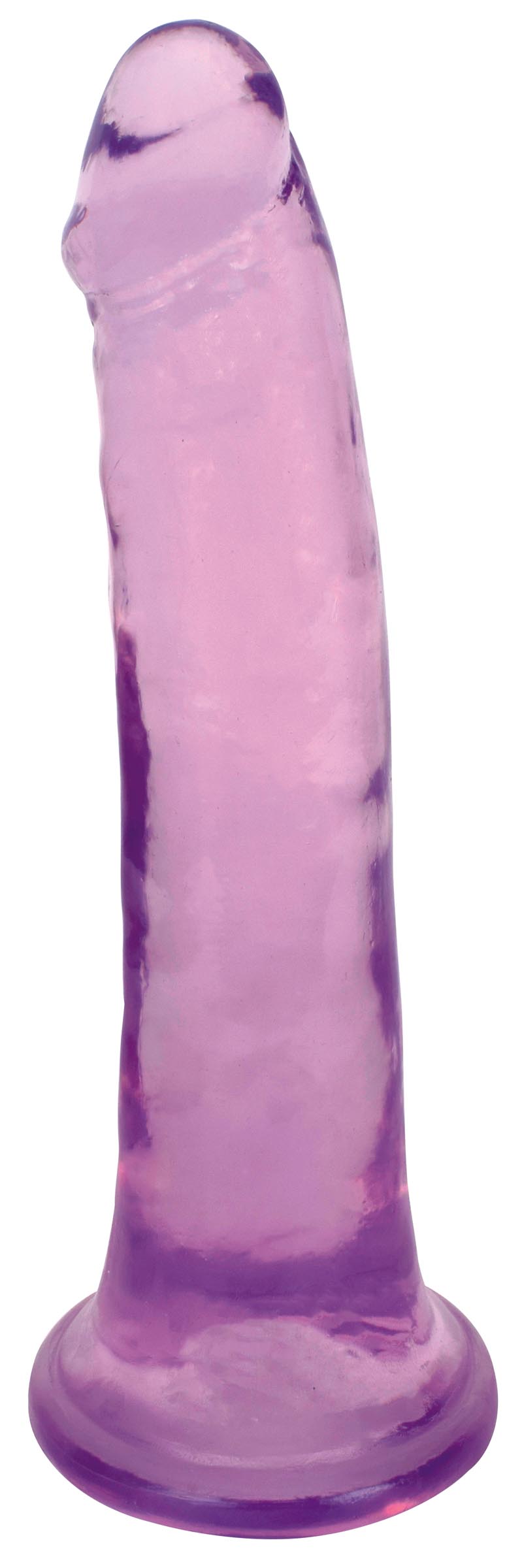 Lollicock 8 Inch Slim Stick Grape Ice Dildo Purple