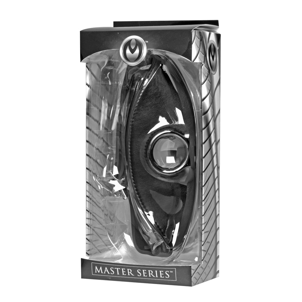 Master Series Feeder Locking Open Mouth Gag Black