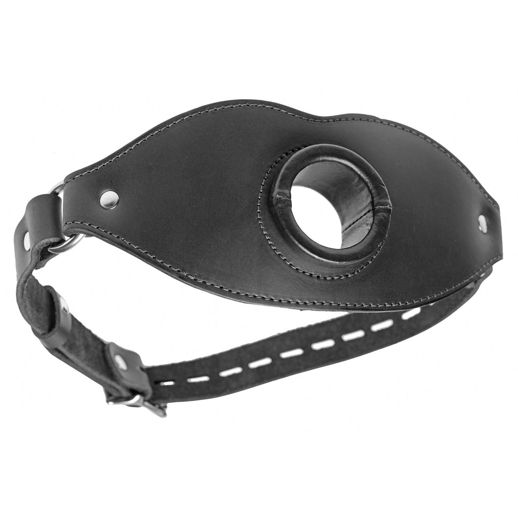 Master Series Feeder Locking Open Mouth Gag Black