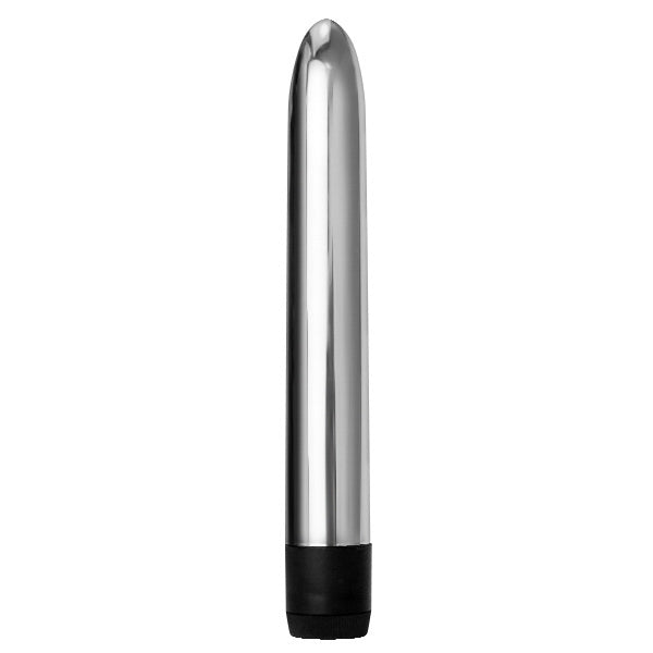 Trinity Vibes Trinity 7-Inch Slim Silver Vibrator Grey