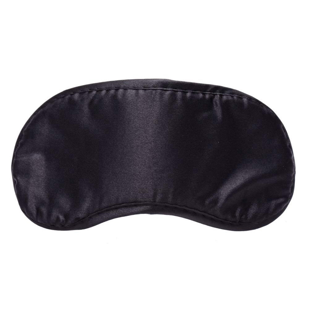 GreyGasms Satin Blindfold Black