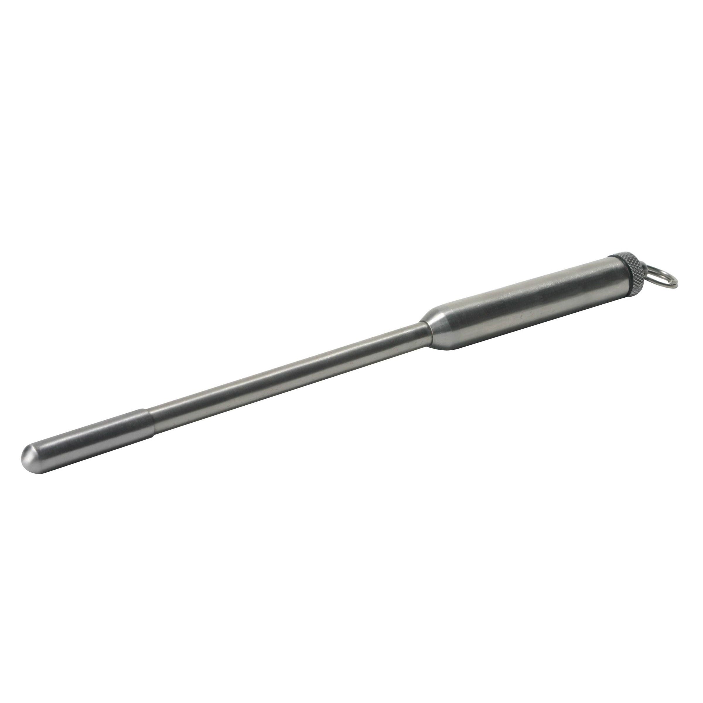 Master Series Stainless Steel Vibrating Urethral Sound - Medium Grey / Medium