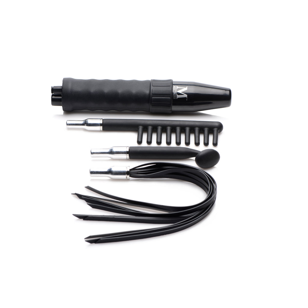 Mistress by Isabella Sinclaire Isabella Sinclaire Deluxe Silicone eStim Wand Kit Black