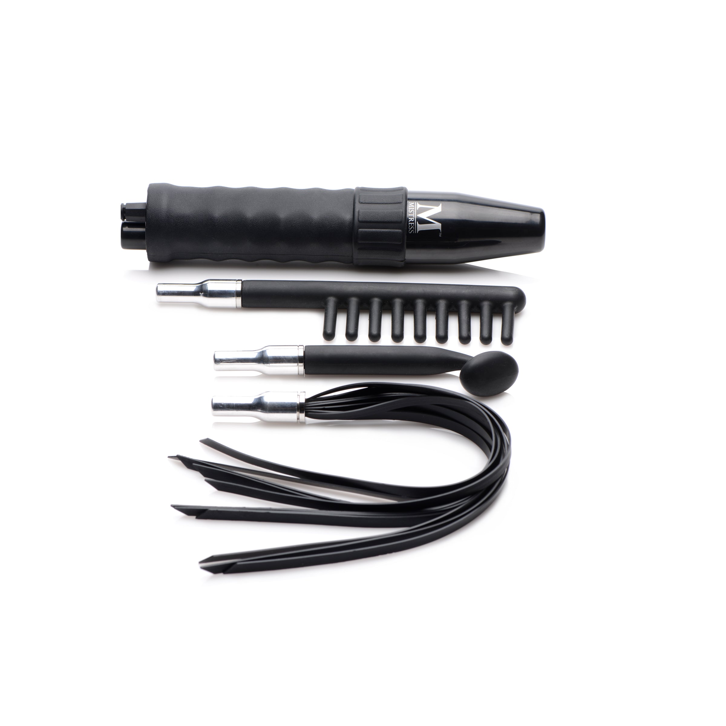 Mistress by Isabella Sinclaire Isabella Sinclaire Deluxe Silicone eStim Wand Kit Black