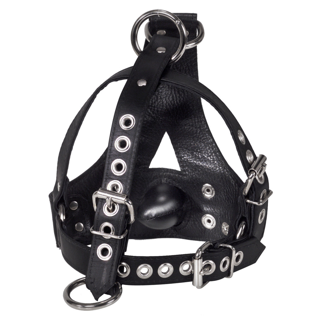 Strict Leather Strict Leather Bishop Head Harness with Removable Gag Black