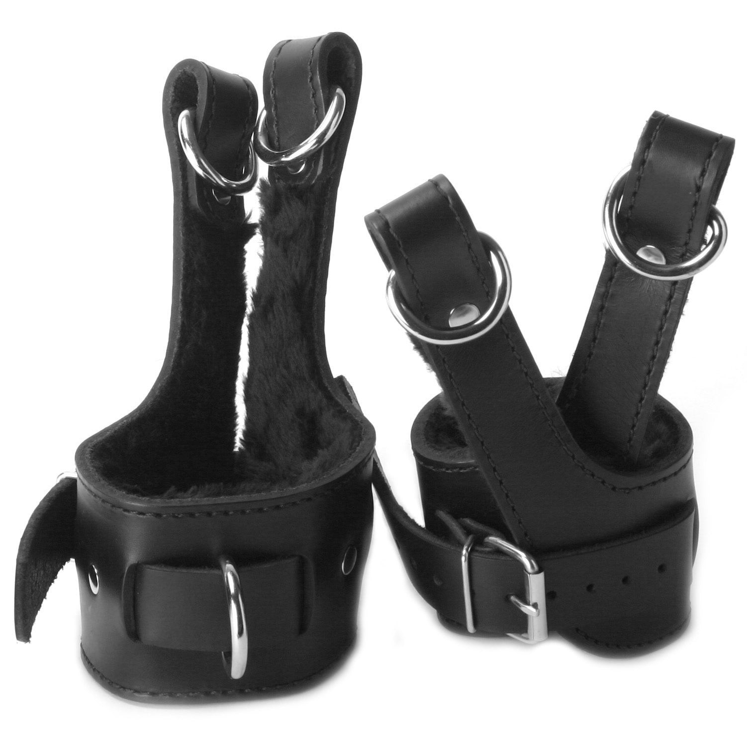 Strict Leather Strict Leather Fleece Lined Suspension Cuffs Black