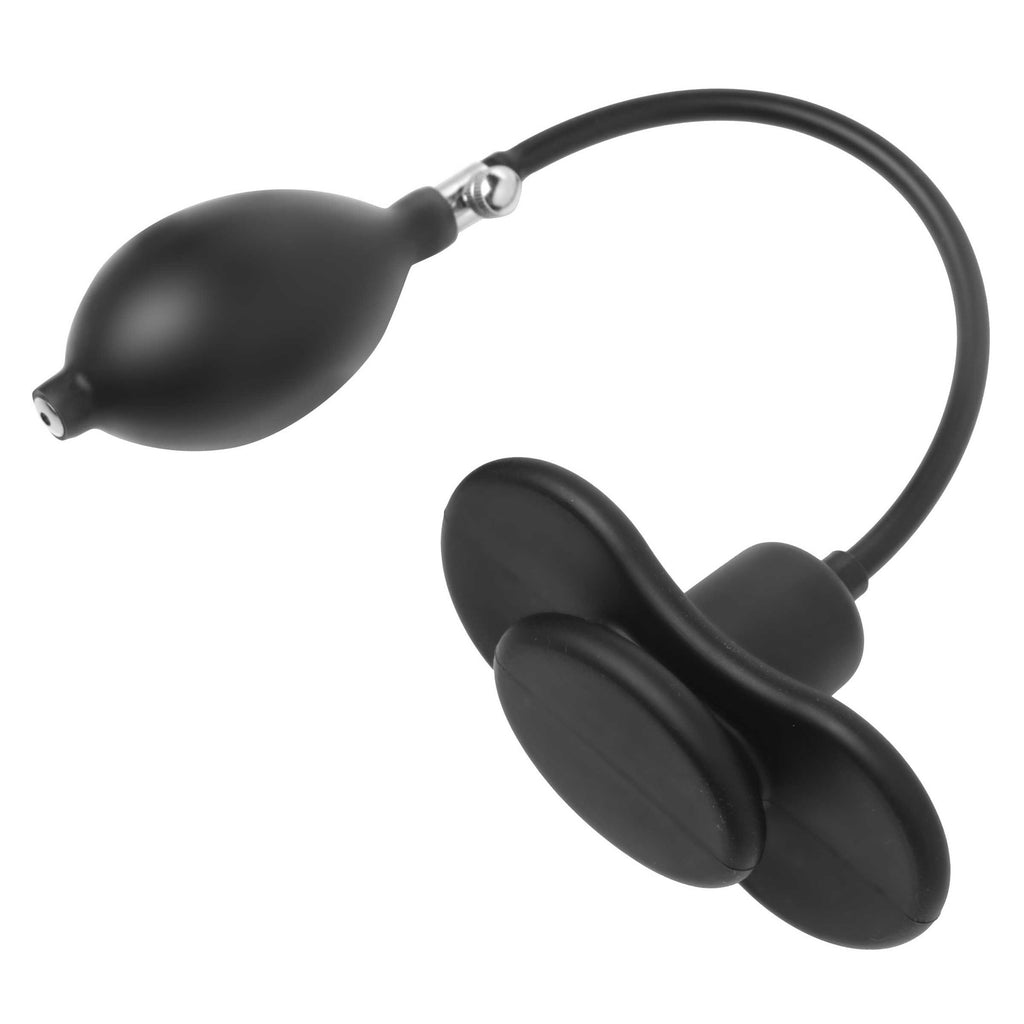 Master Series Inflatable Silicone Butterfly Gag Black