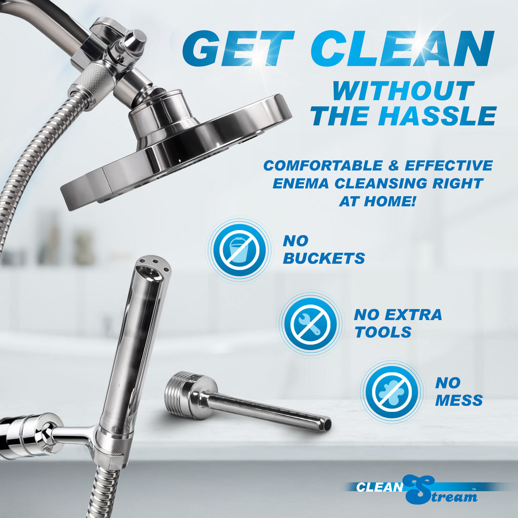 CleanStream CleanStream Shower Enema System Grey
