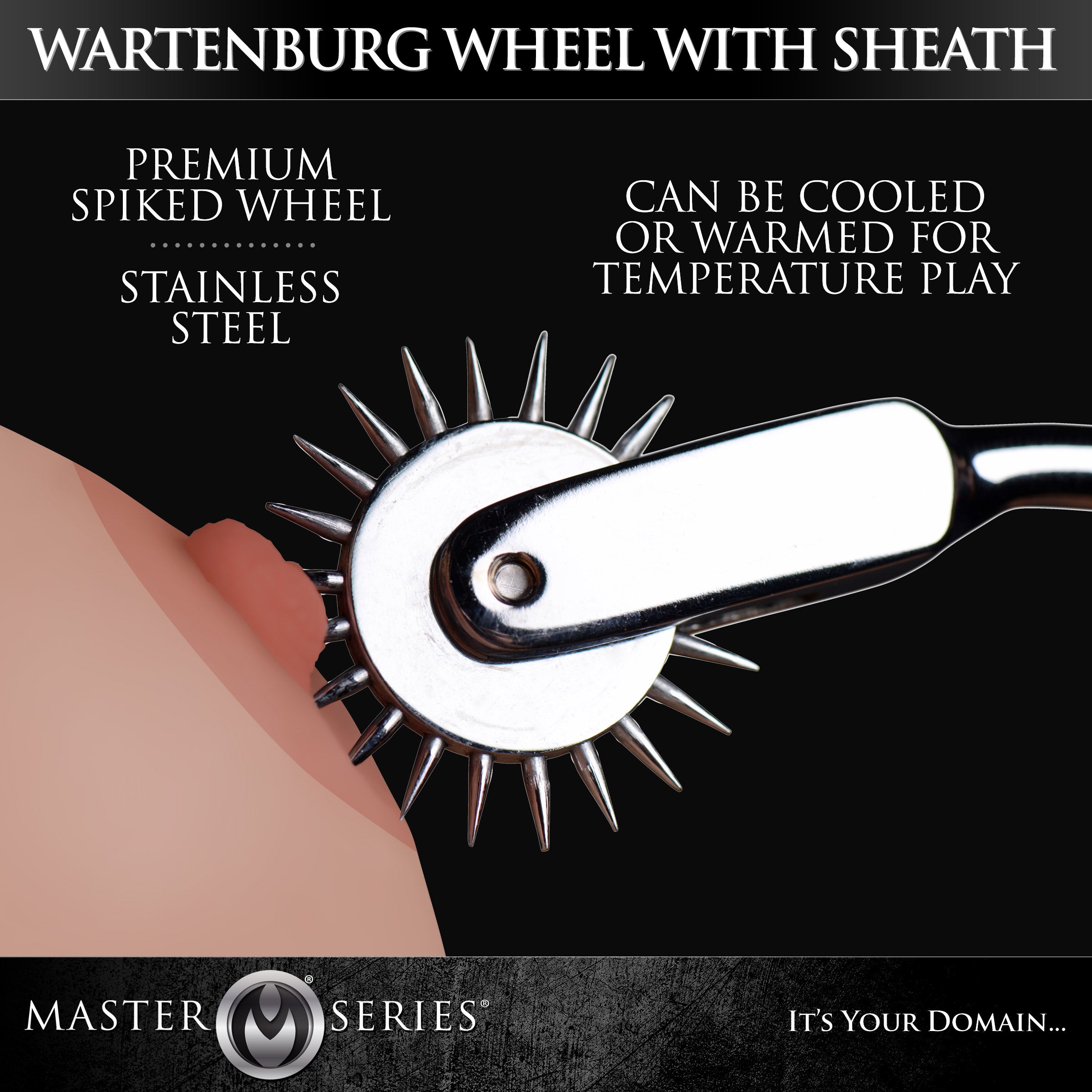Kink Industries Wartenburg Wheel With Sheath Grey