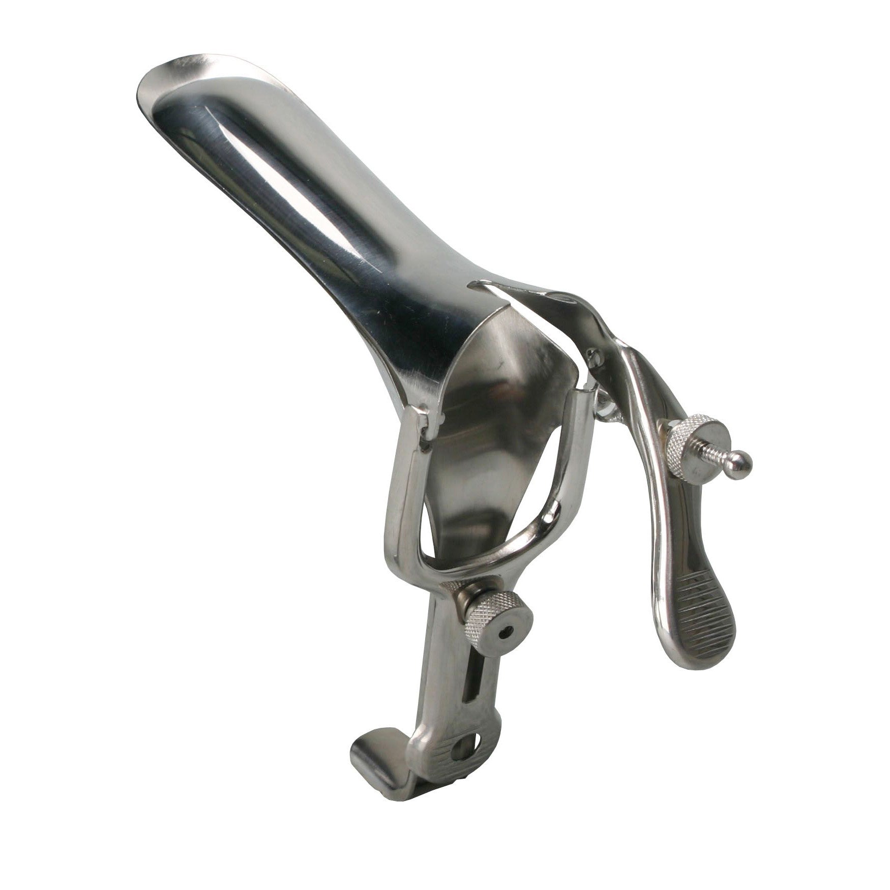 Kink Industries Stainless Steel Speculum - Medium Grey / Large