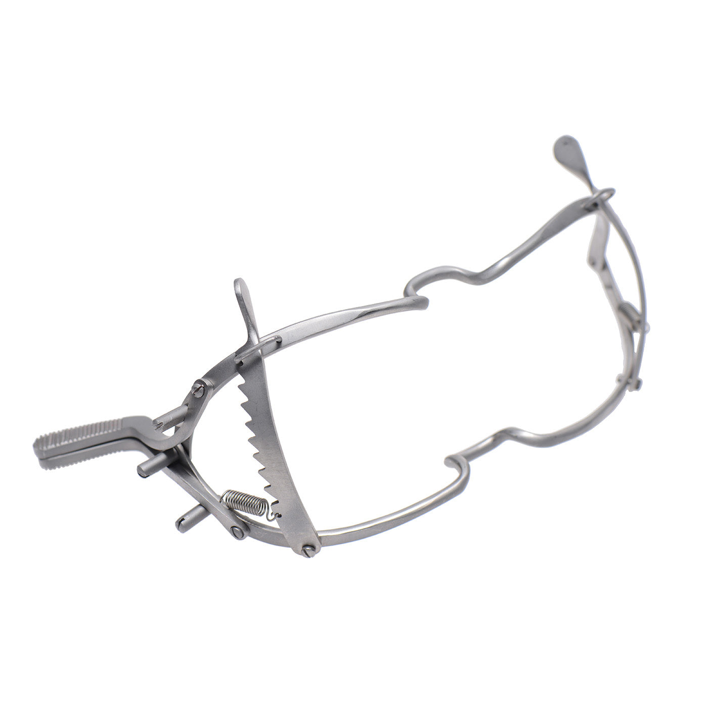 Kink Industries Whitehead Ratchet Mouth Gag Grey