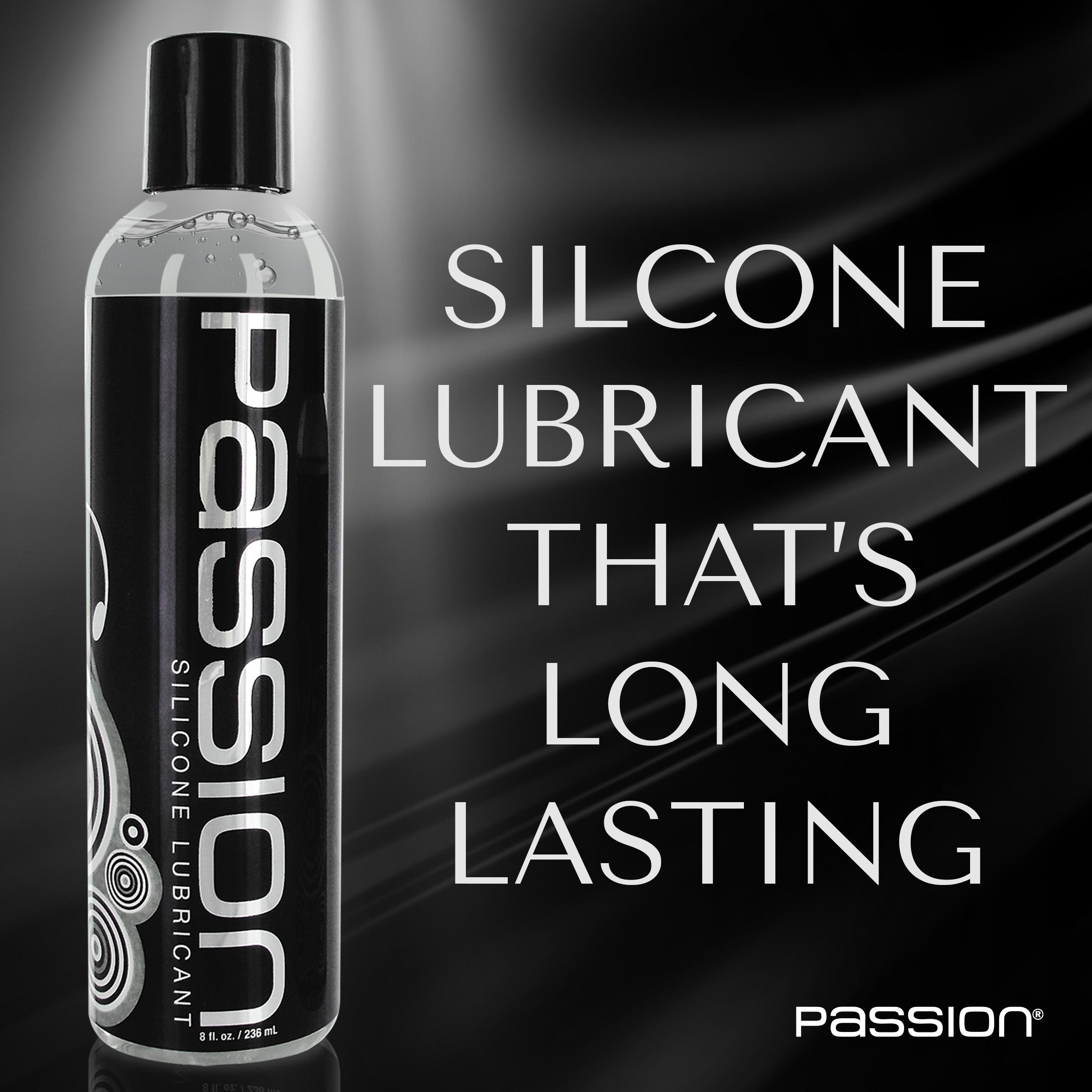 Passion Lubricants Passion Premium Silicone Lubricant - 8 oz Clear / 8 oz