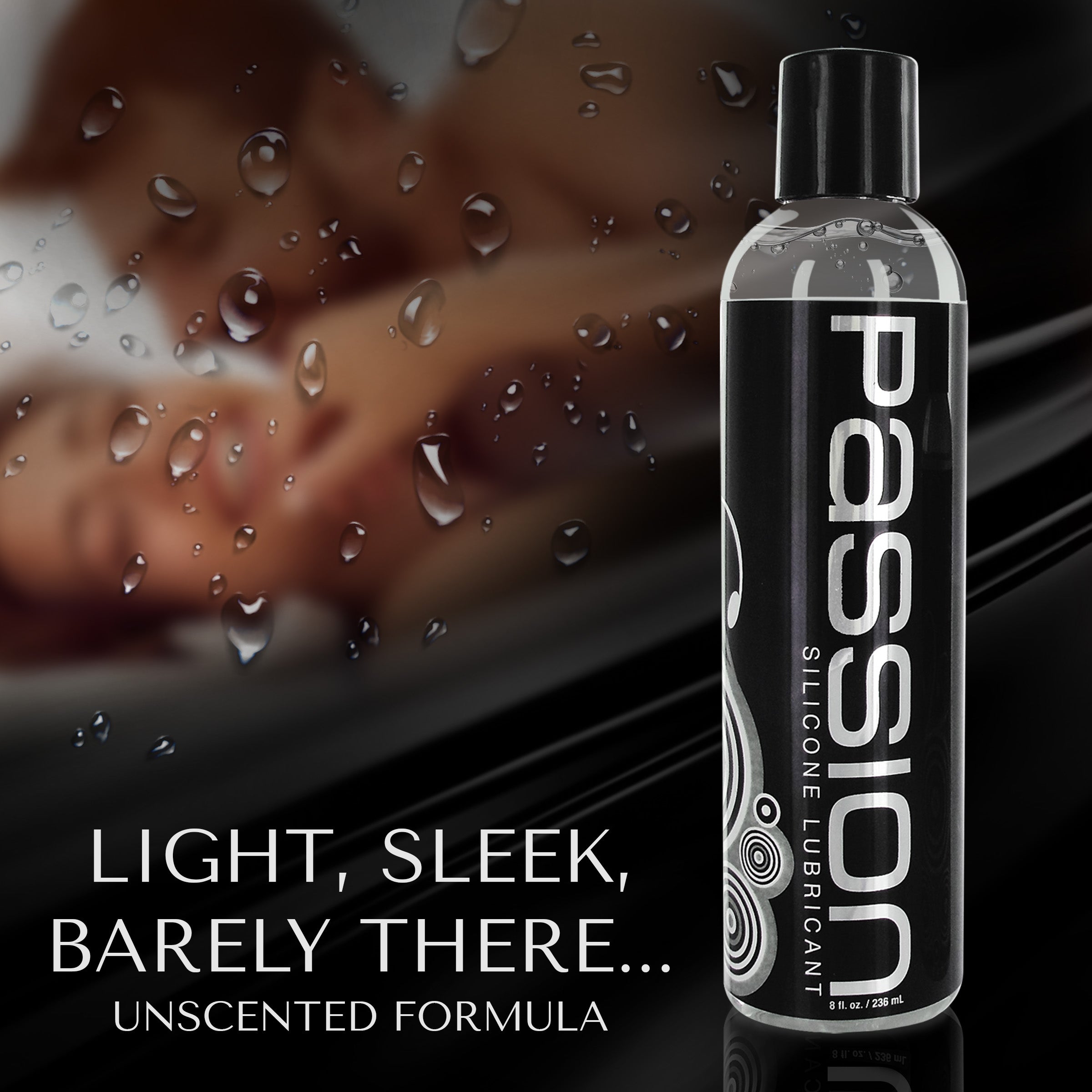 Passion Lubricants Passion Premium Silicone Lubricant - 8 oz Clear / 8 oz