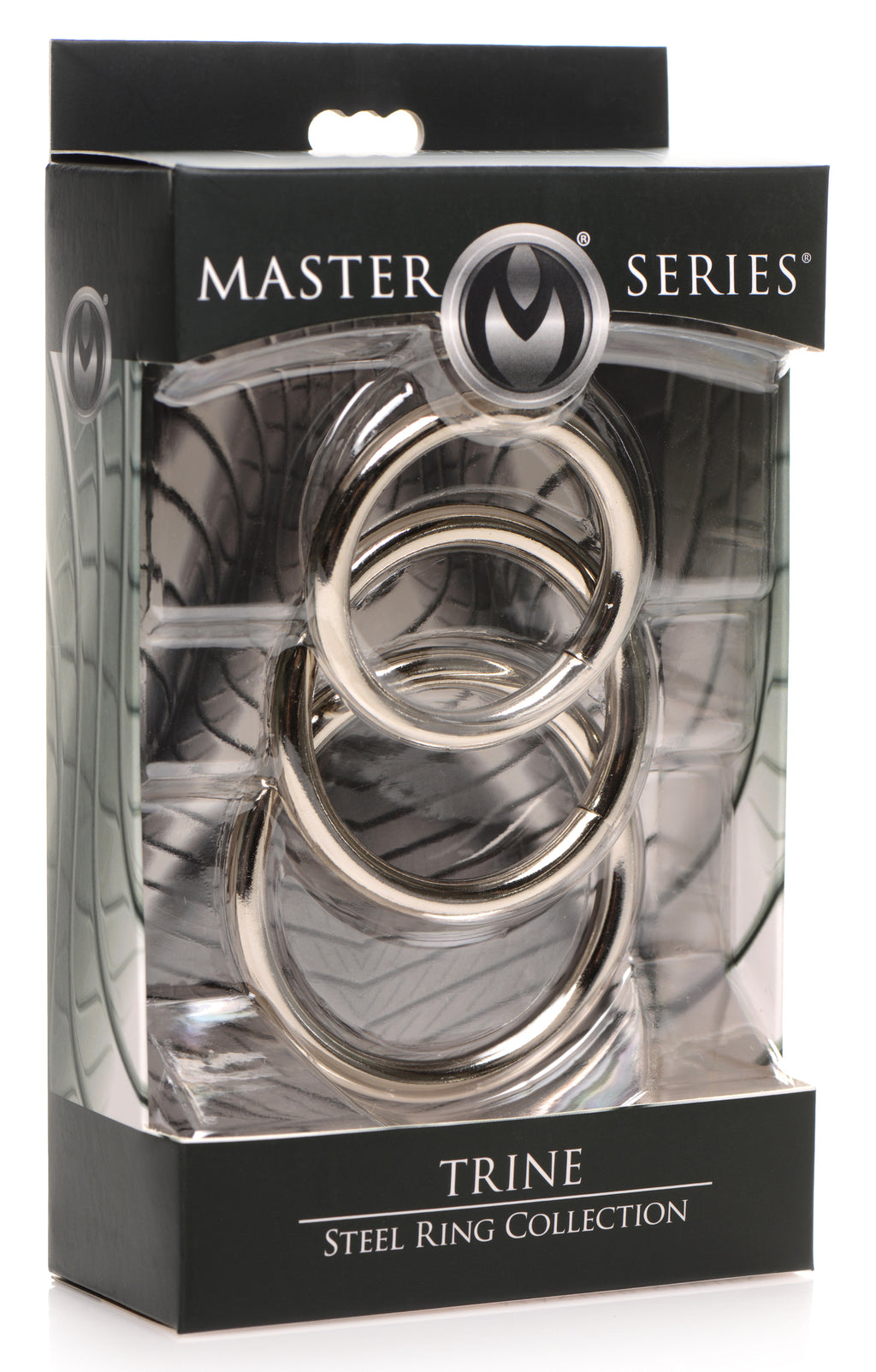 Master Series Trine Steel Ring Collection Grey