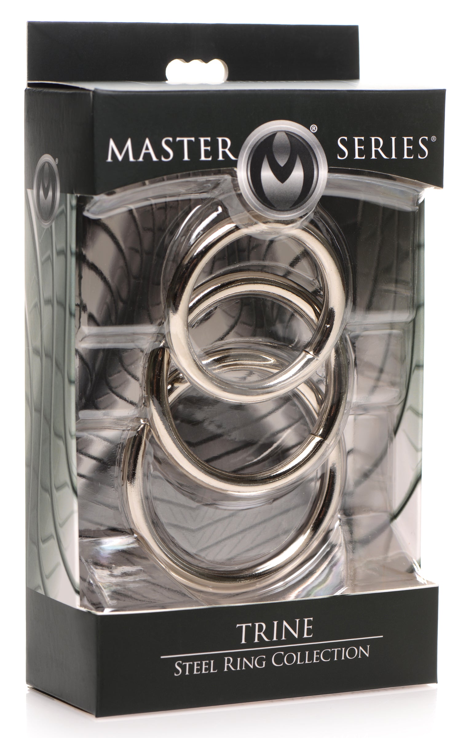 Master Series Trine Steel Ring Collection Grey