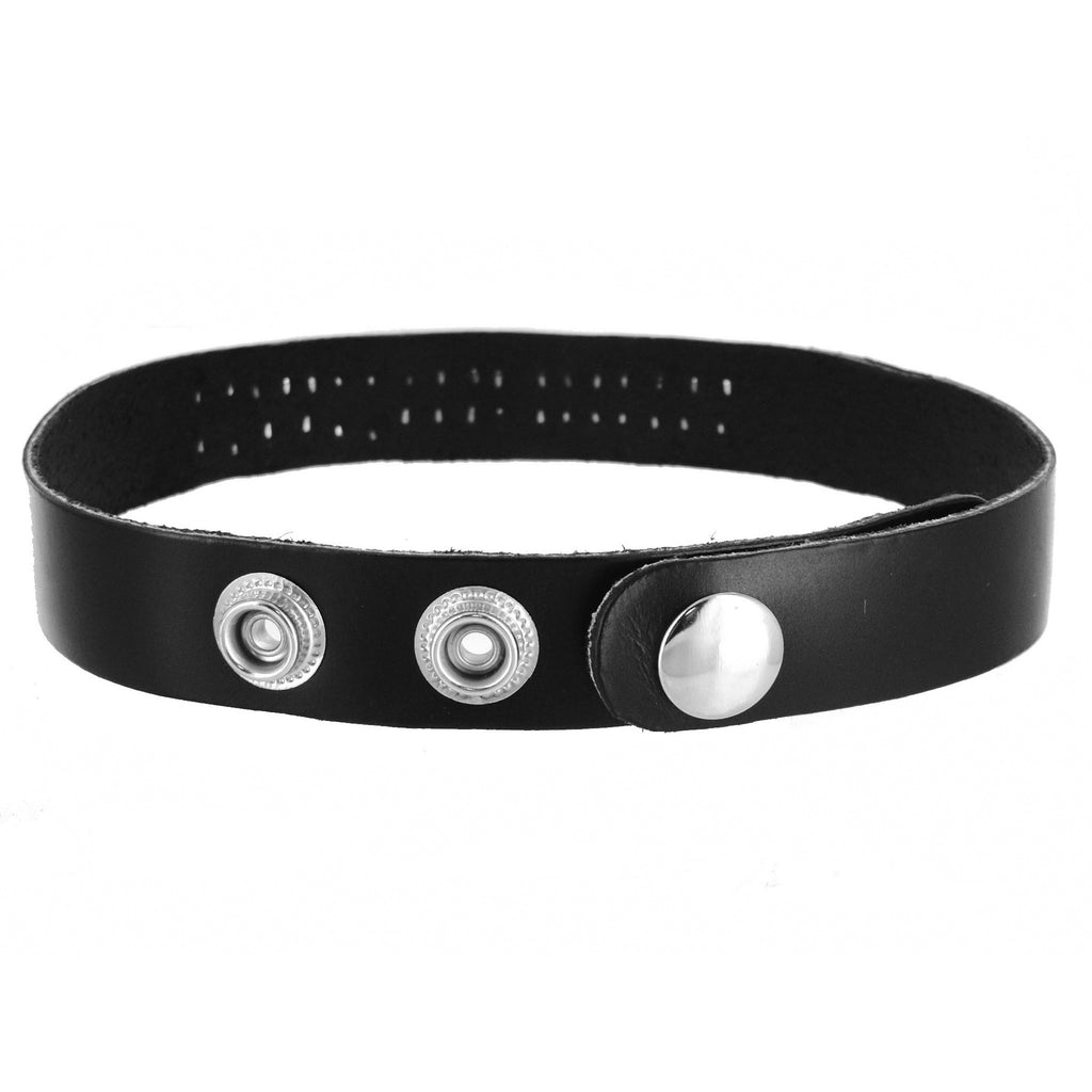 Strict Leather Leather ID Collars- Slut Black