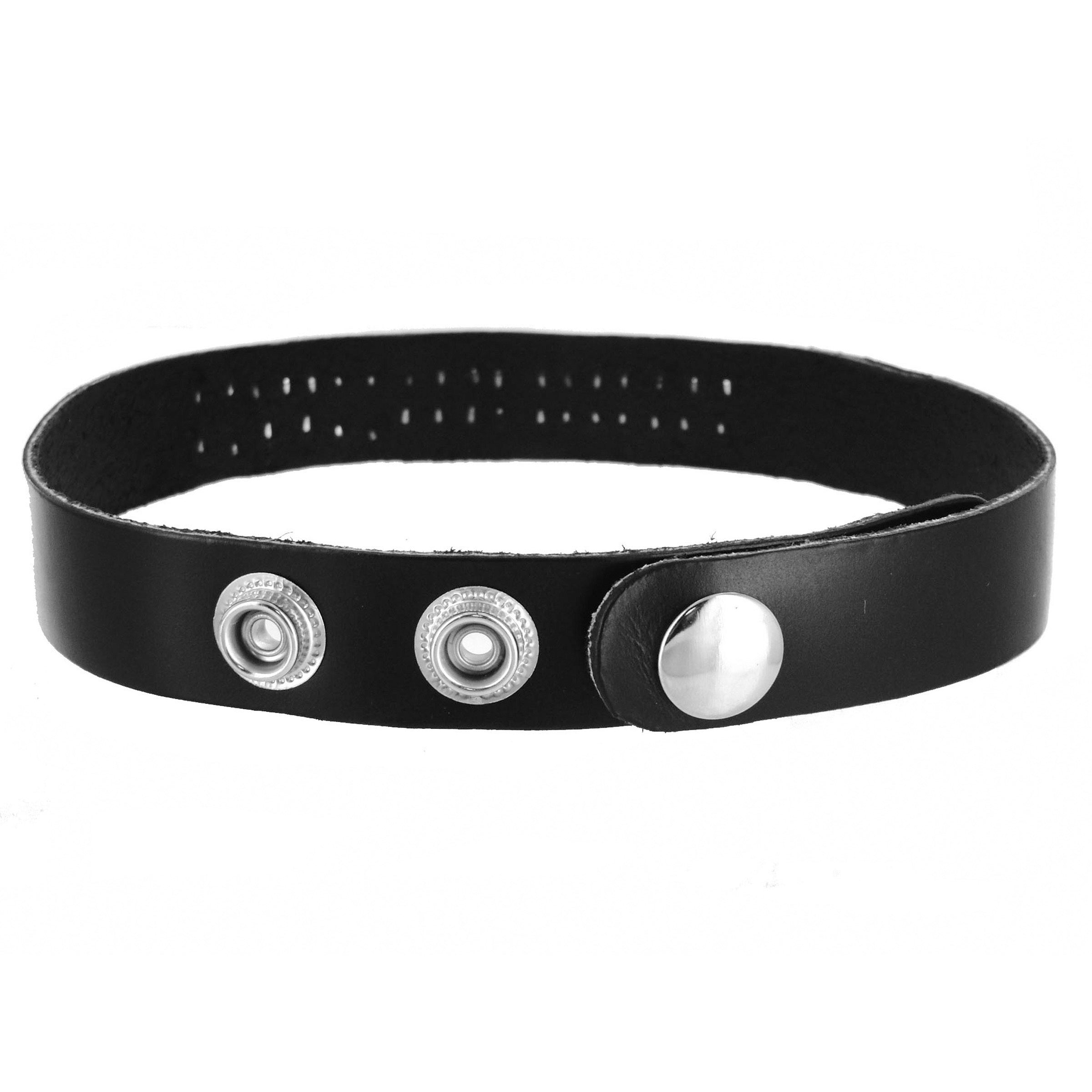 Strict Leather Leather ID Collars- Slut Black