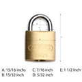 ABUS lock ABUS Lock Yellow