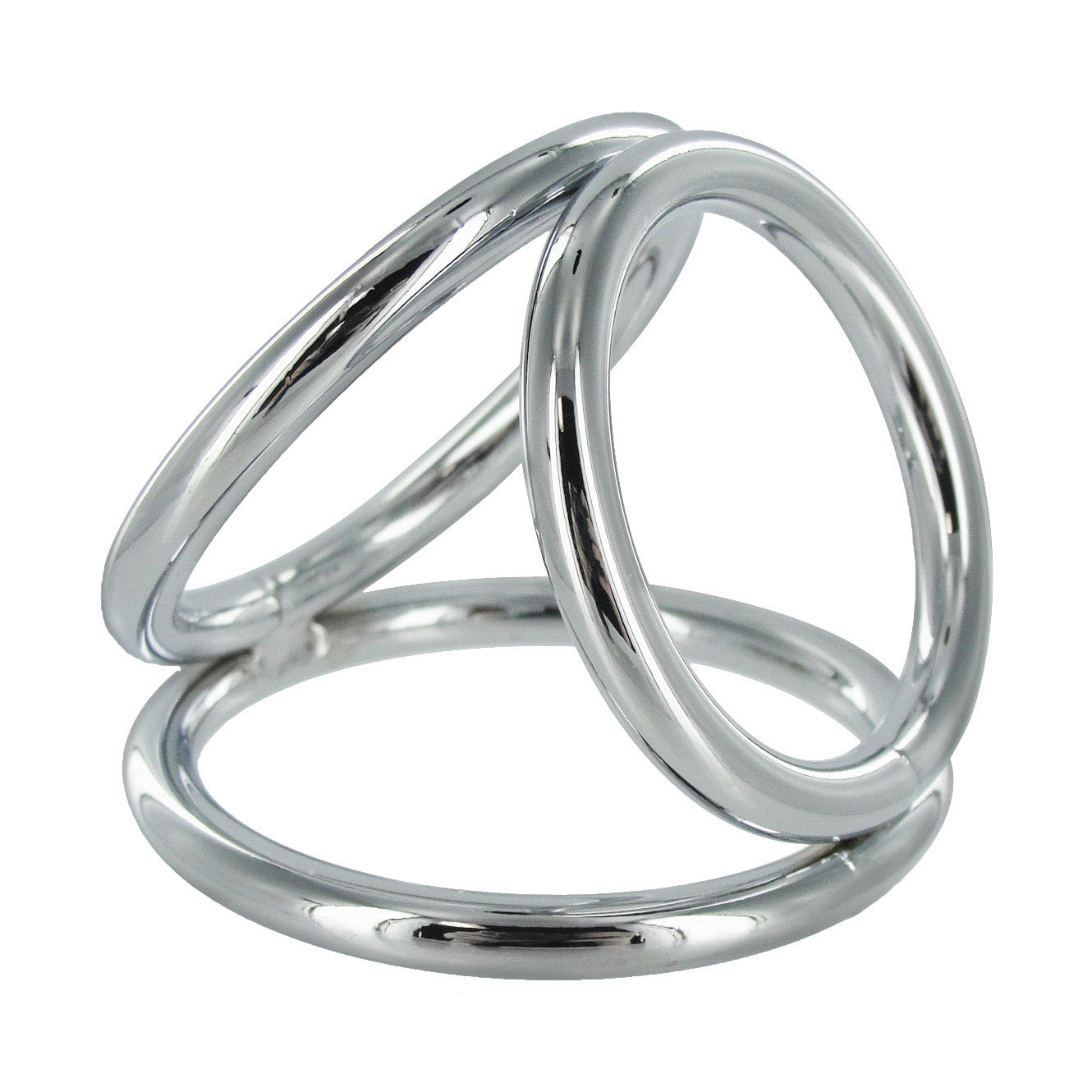 Master Series The Triad Chamber Cock and Ball Ring- Medium Grey / Medium