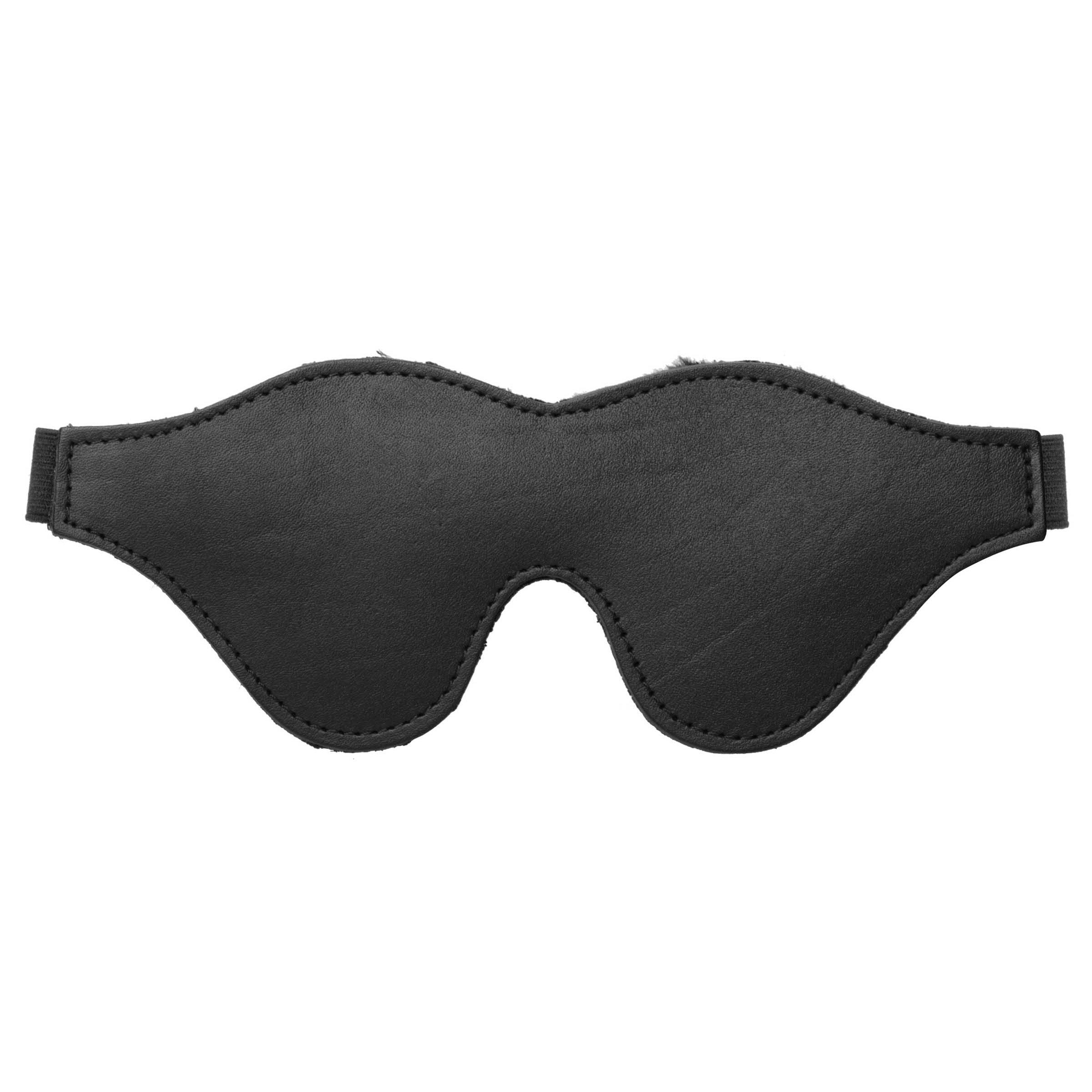 Strict Leather Strict Leather Black Fleece Lined Blindfold Black