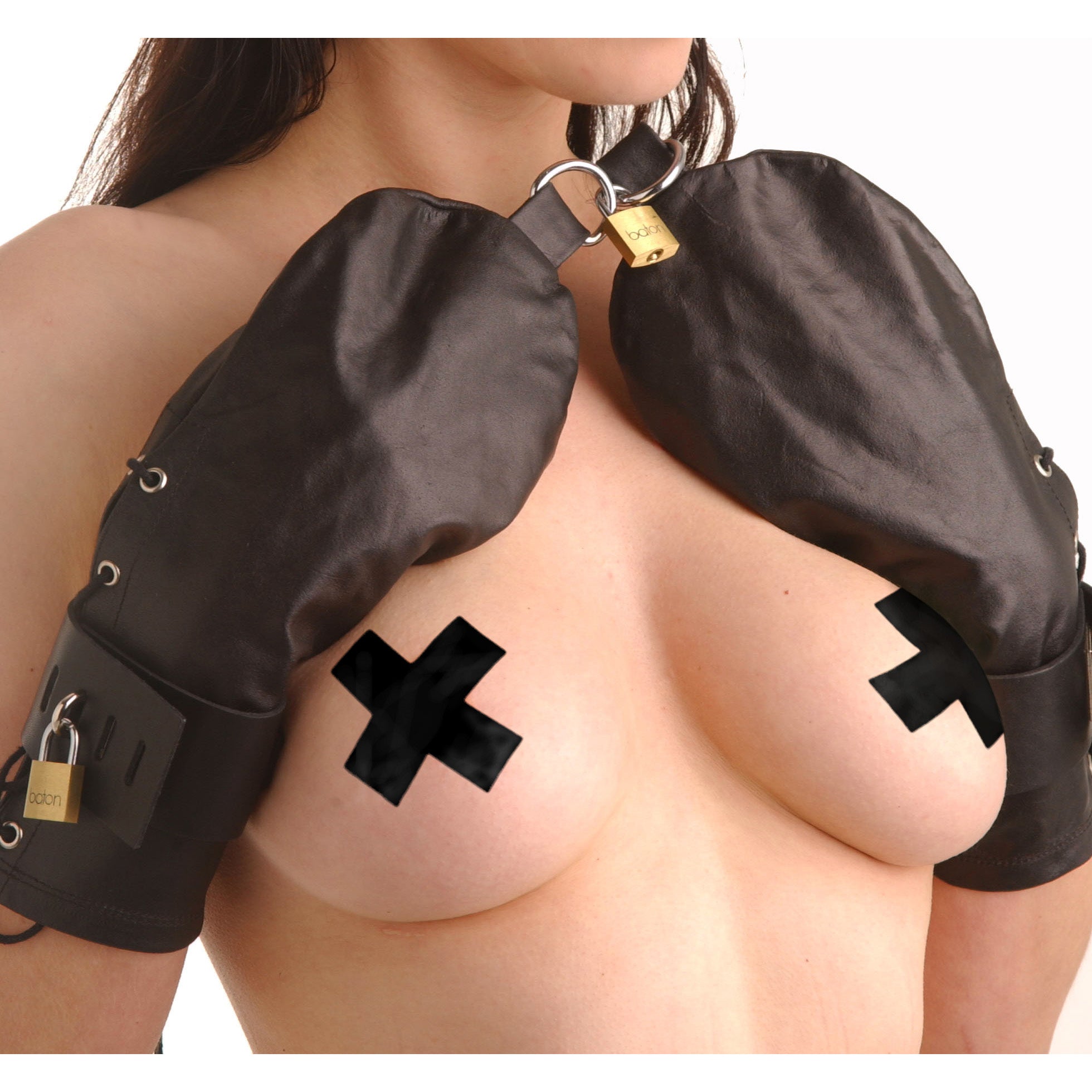 Strict Leather Strict Leather Bondage Mittens Black