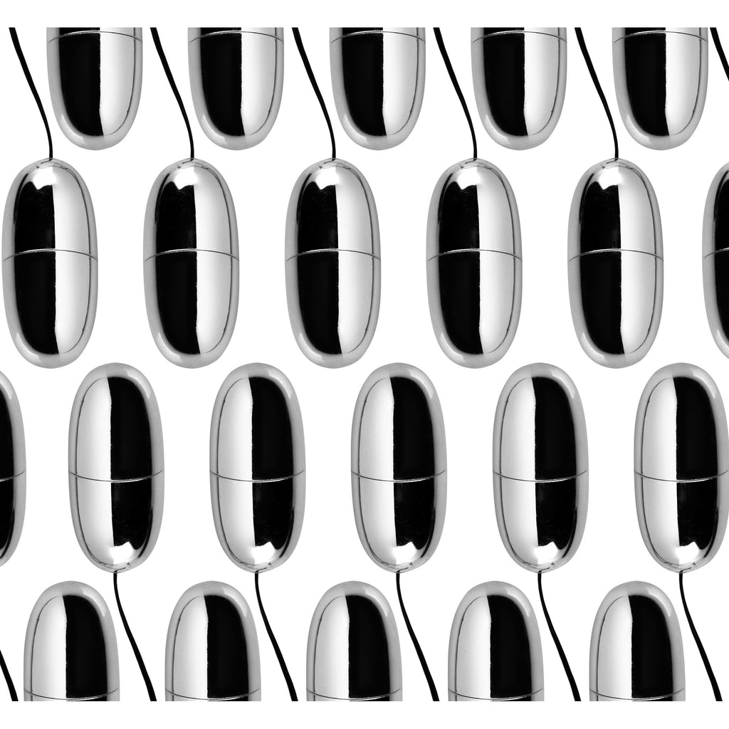 Trinity Vibes Vibrating Silver Bullet- Case of 24 Grey