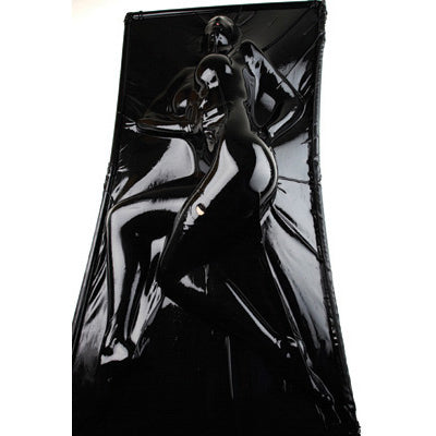 Kink Industries Extreme Black Latex Vacuum Bed Black