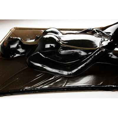 Kink Industries Extreme Black Latex Vacuum Bed Black