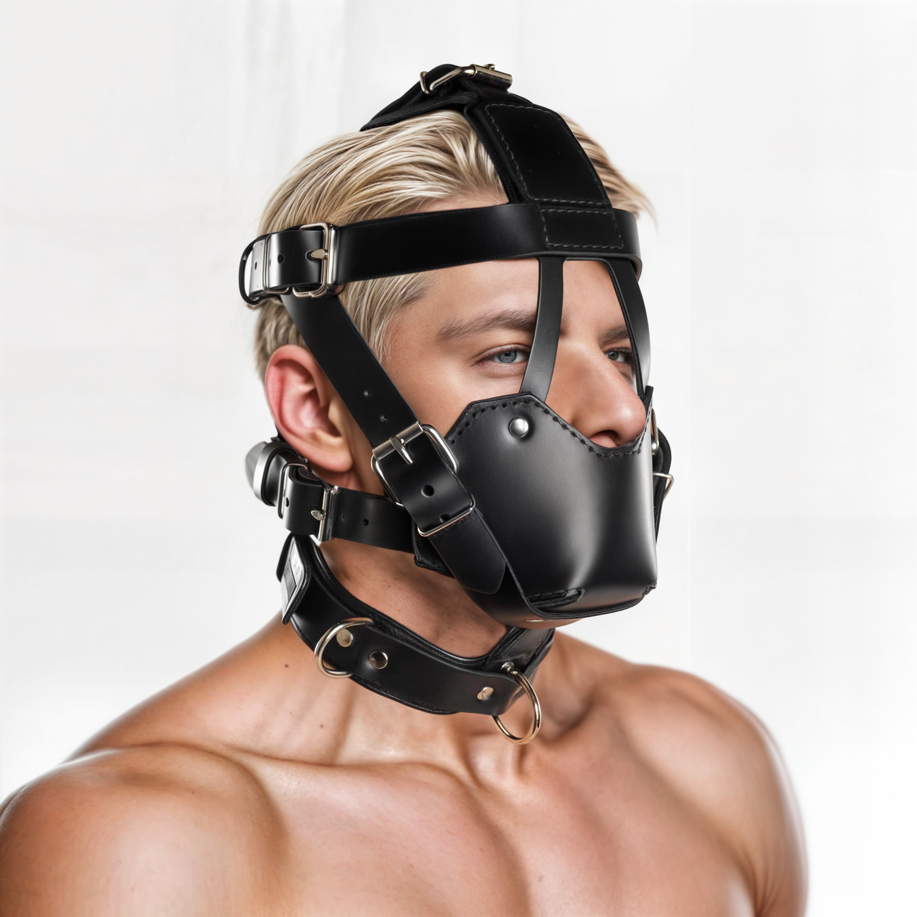 Strict Leather Strict Leather Padded Muzzle Black