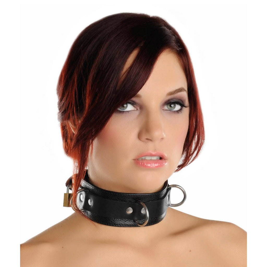 Strict Leather Strict Leather Deluxe Locking Collar Black