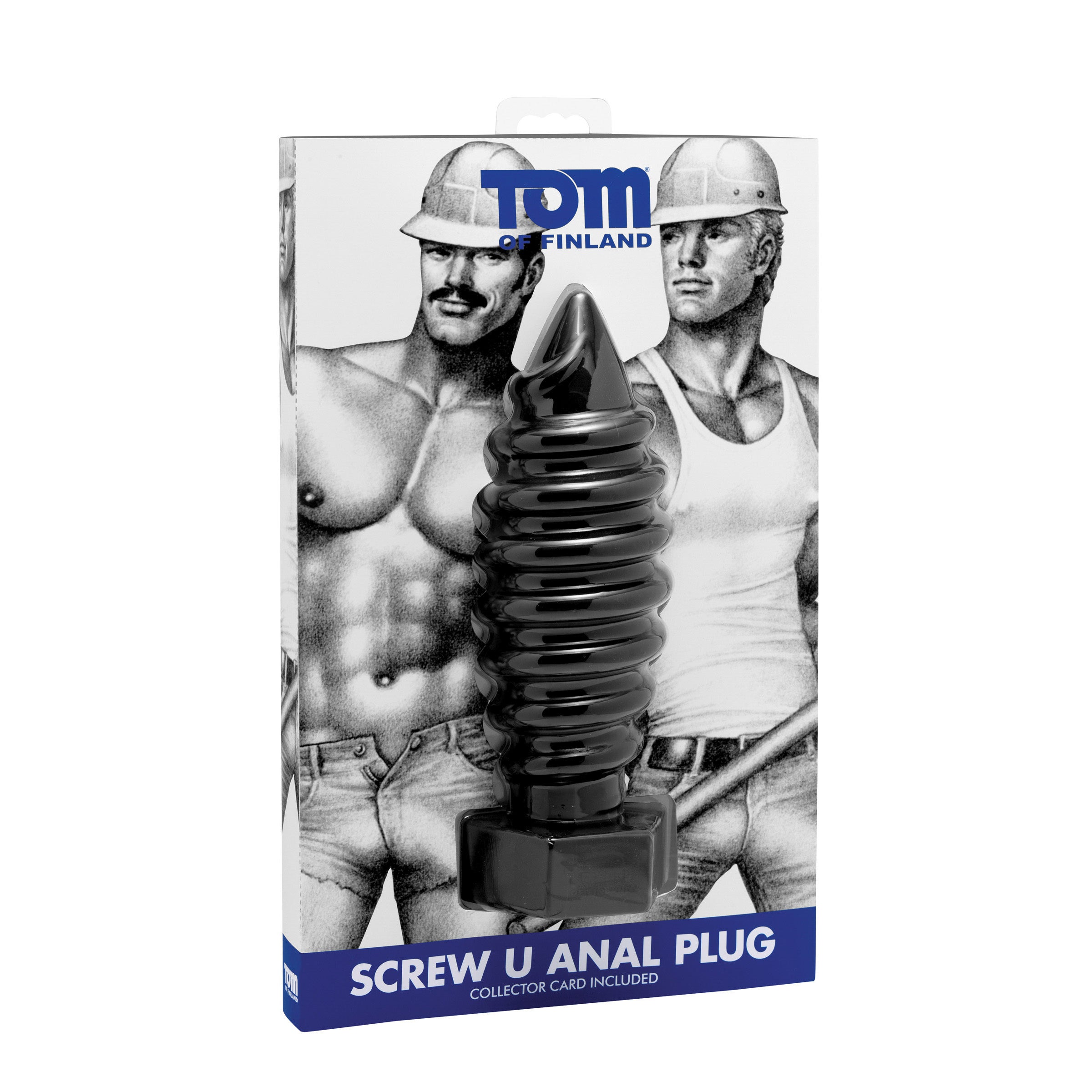 Tom of Finland Tom of Finland Screw U Anal Plug Black