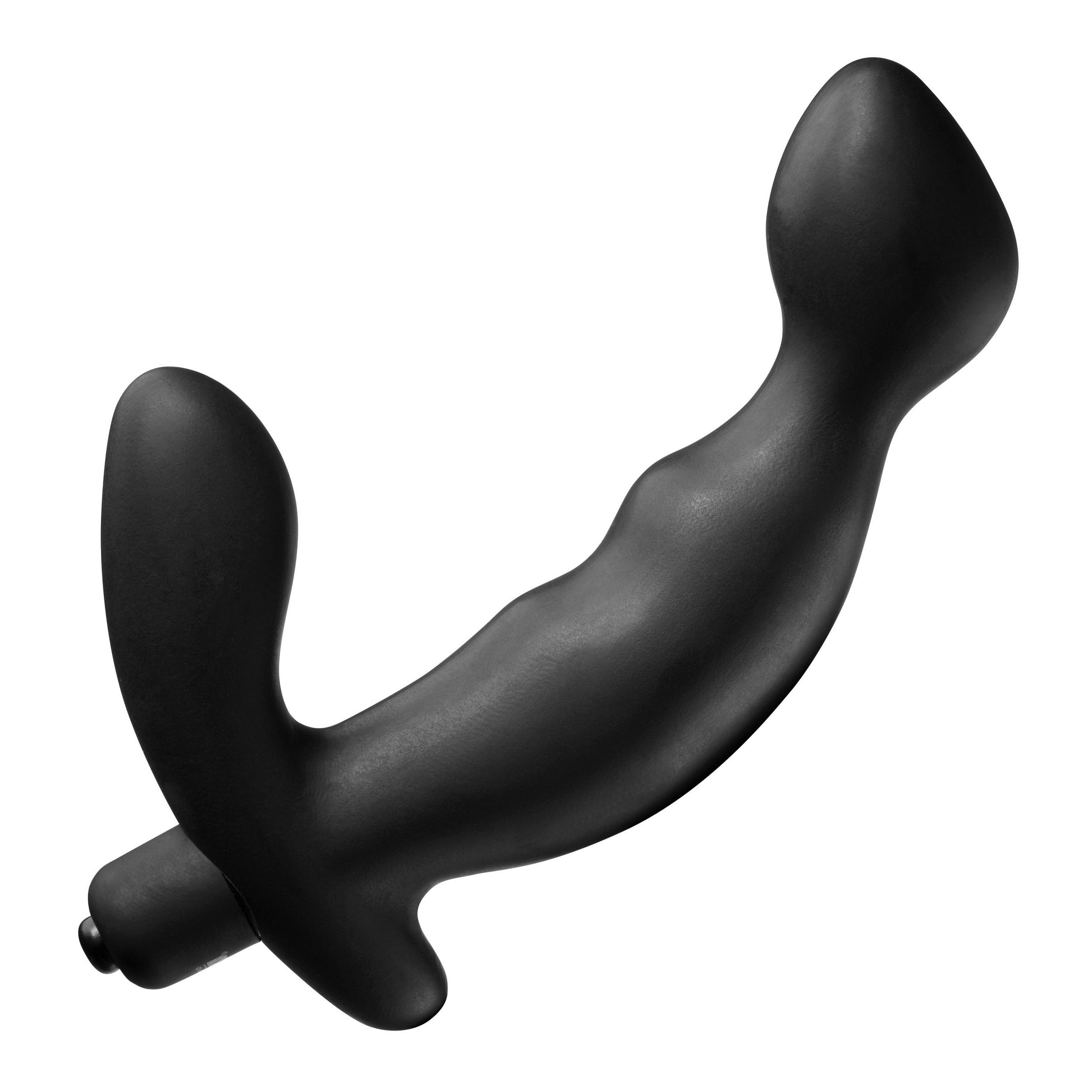 Tom of Finland Tom of Finland Silicone P-Spot Vibe Black