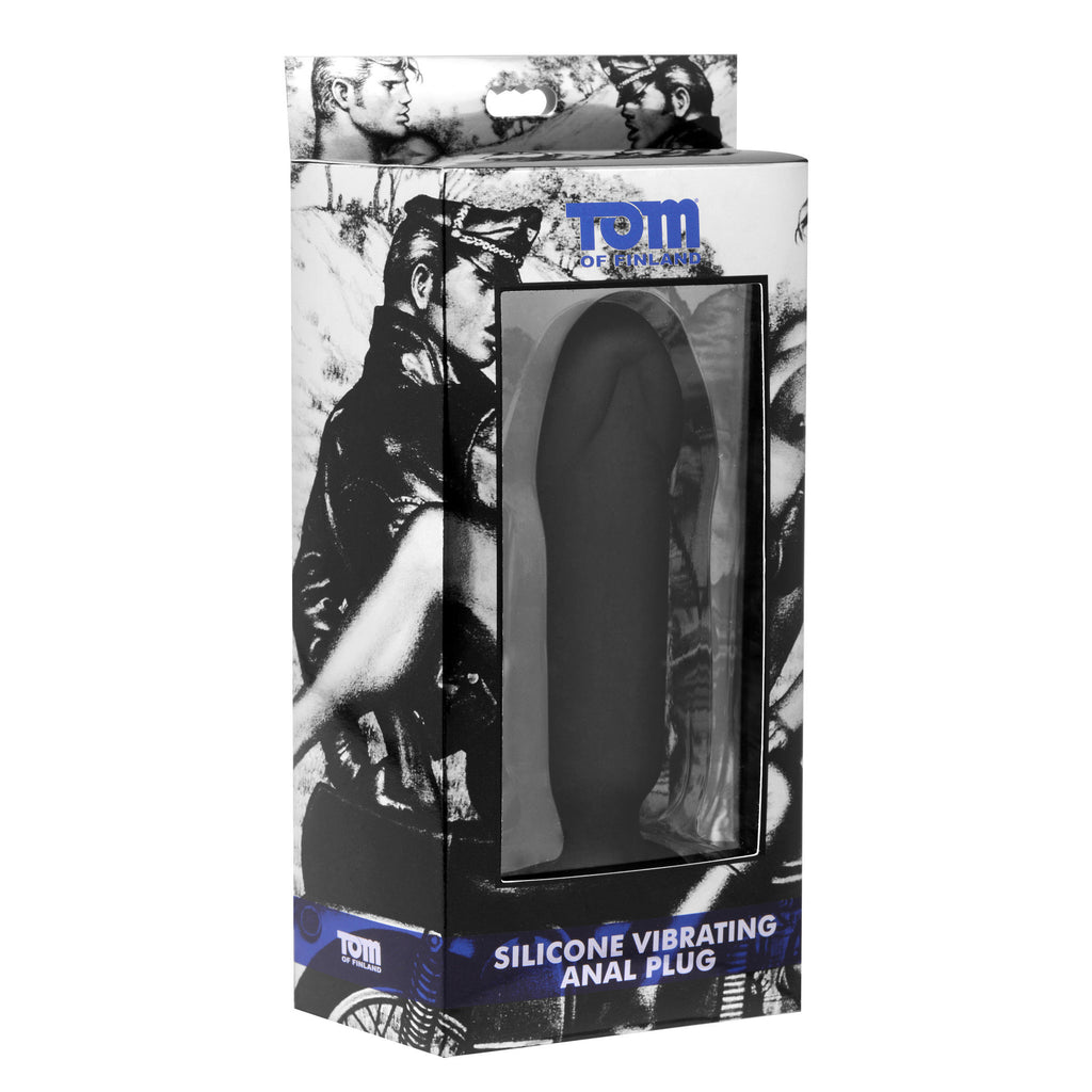 Tom of Finland Tom of Finland Silicone Vibrating Anal Plug Black
