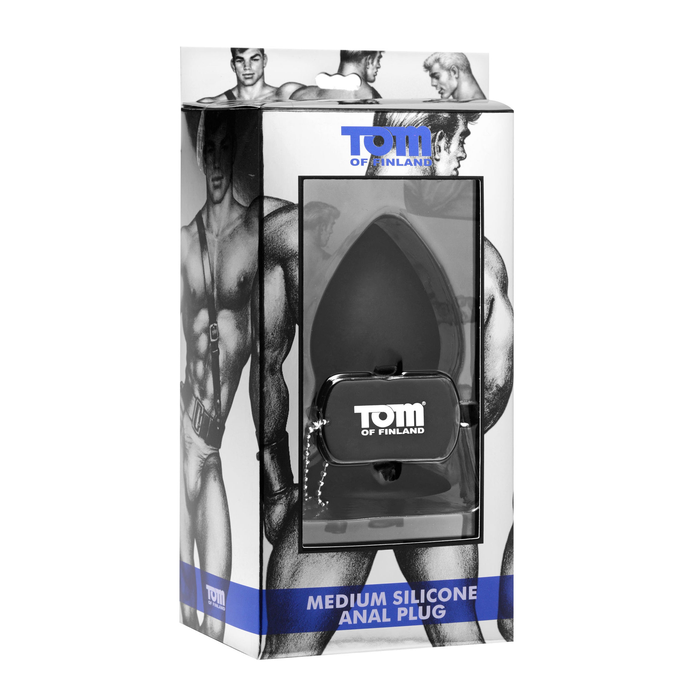 Tom of Finland Tom of Finland Medium Silicone Anal Plug Black