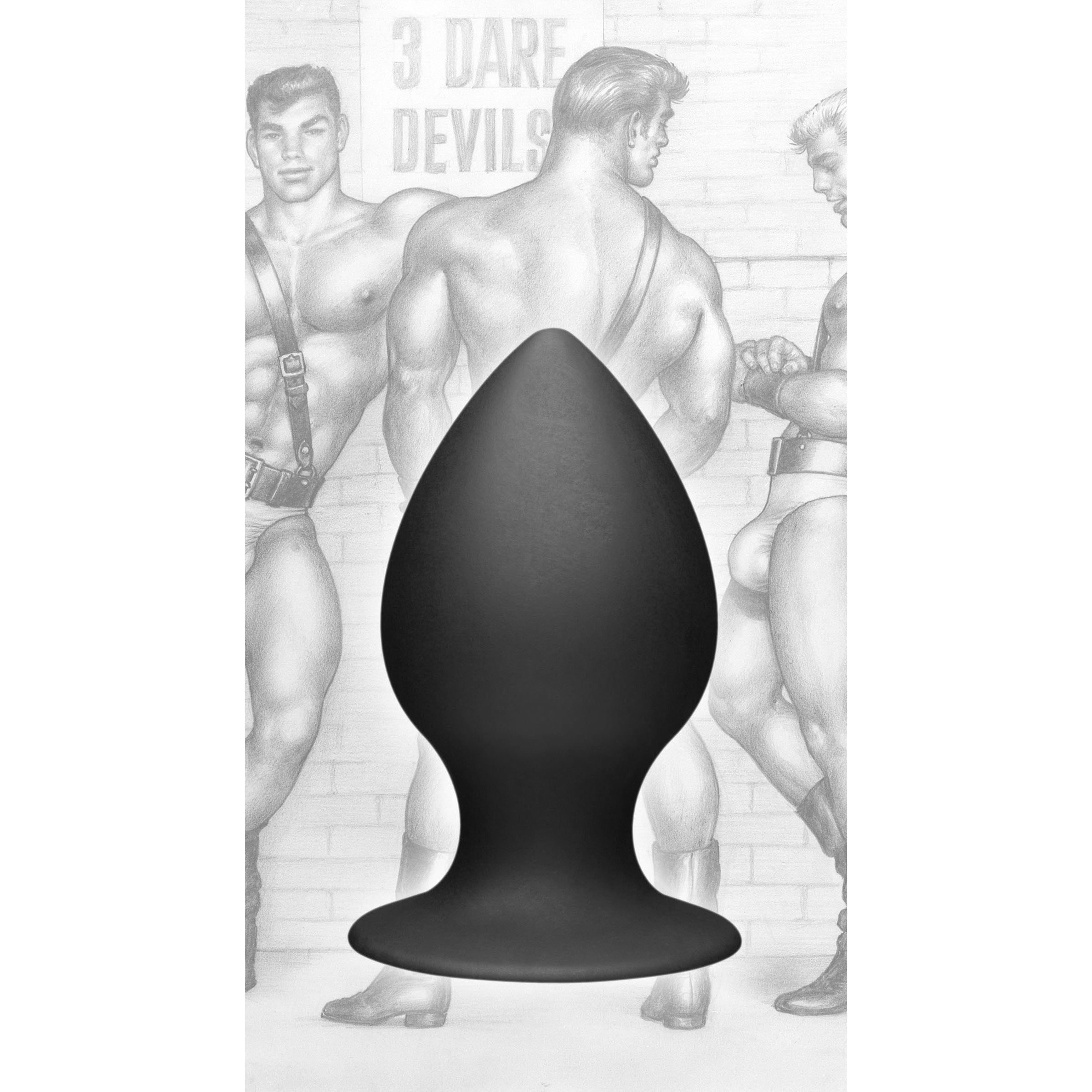 Tom of Finland Tom of Finland Medium Silicone Anal Plug Black