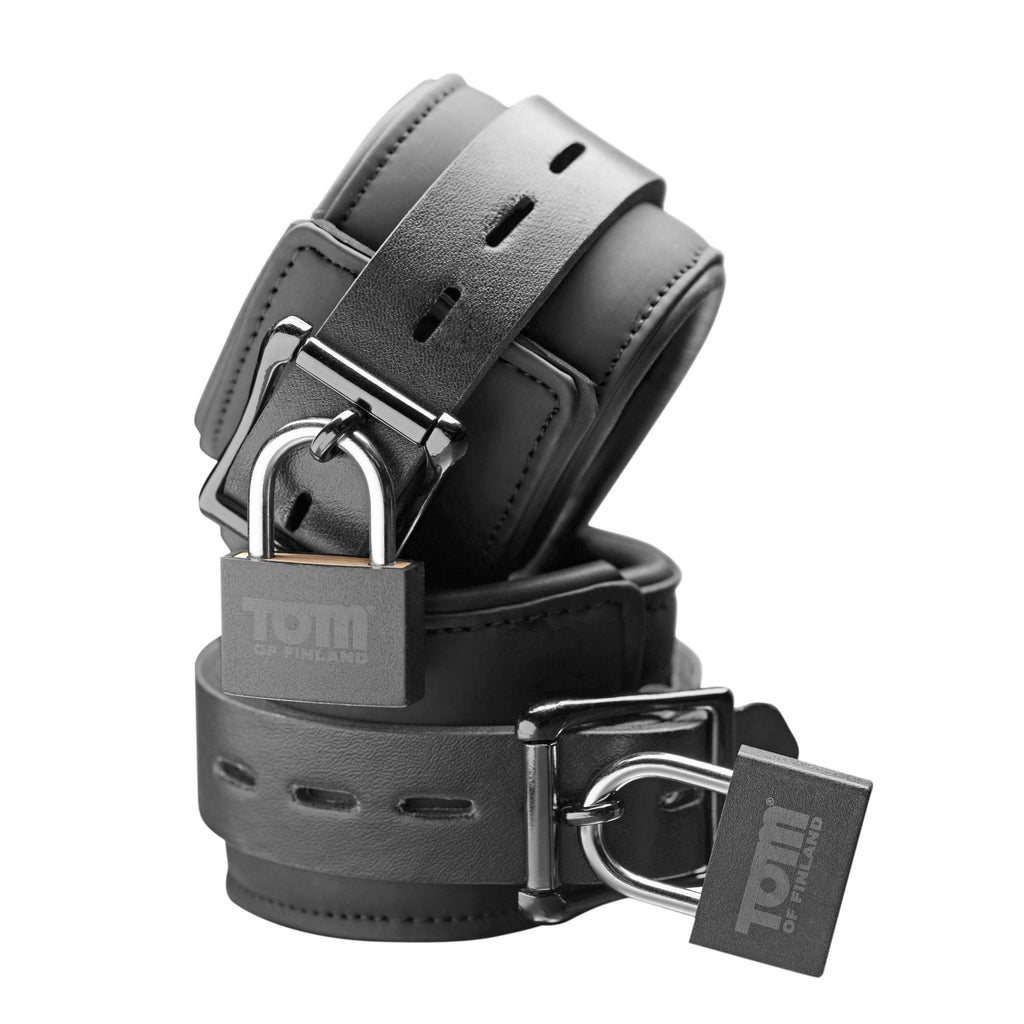 Tom of Finland Tom of Finland Neoprene Wrist Cuffs Black