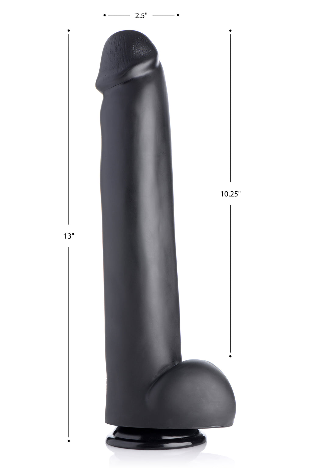 Master Cock The Master Suction Cup Dildo - Black Black