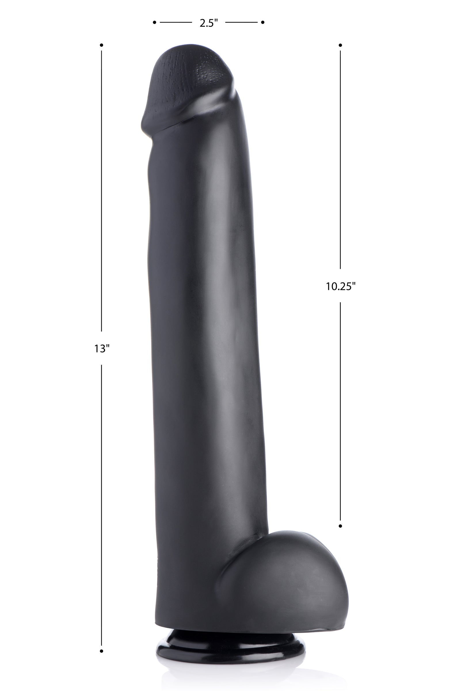 Master Cock The Master Suction Cup Dildo - Black Black
