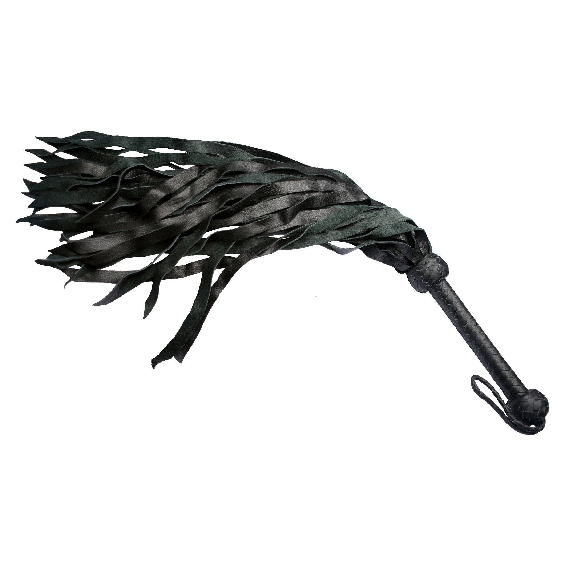 Strict Leather Strict Leather Premium Deerskin Flogger- Red Black