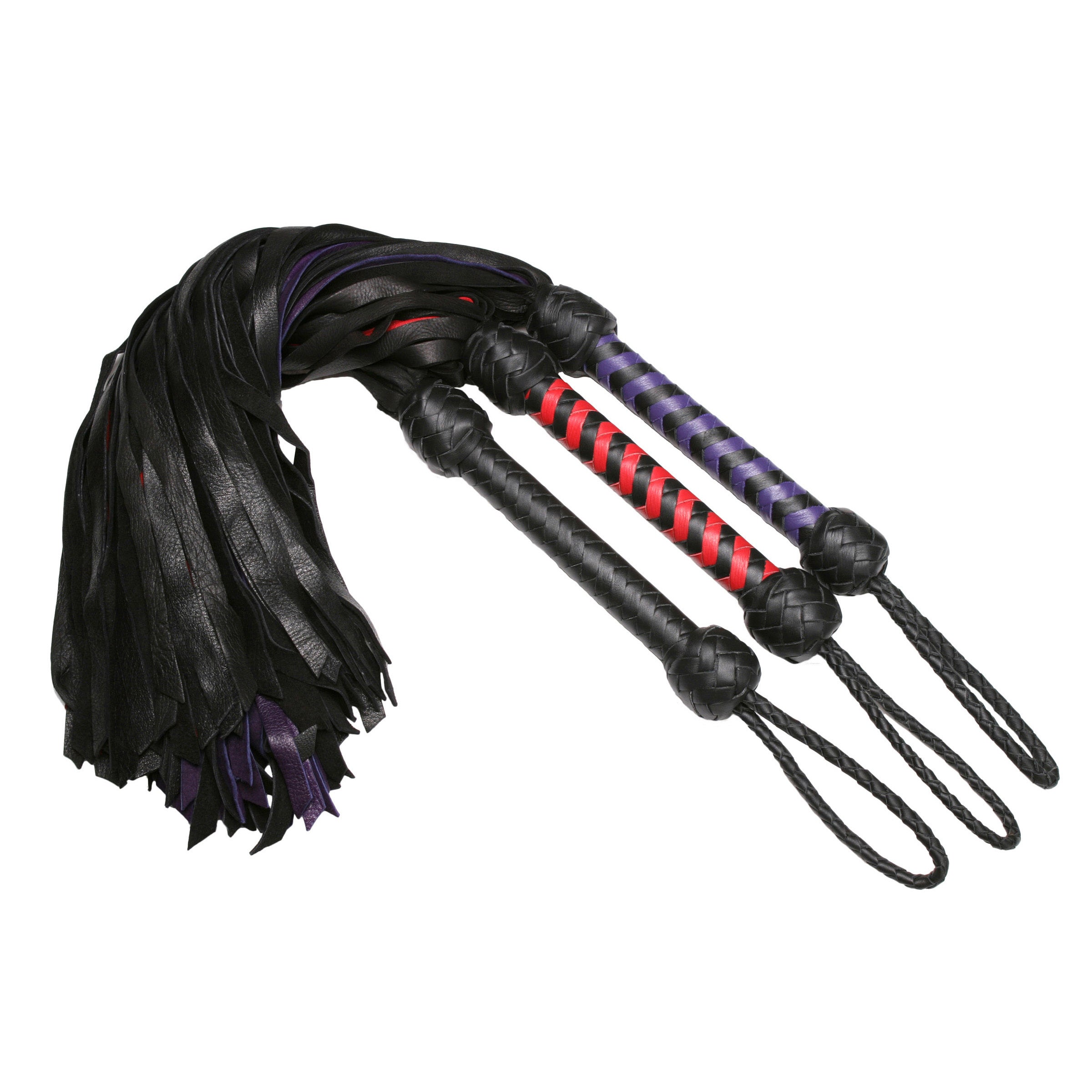 Strict Leather Strict Leather Premium Deerskin Flogger- Red Red